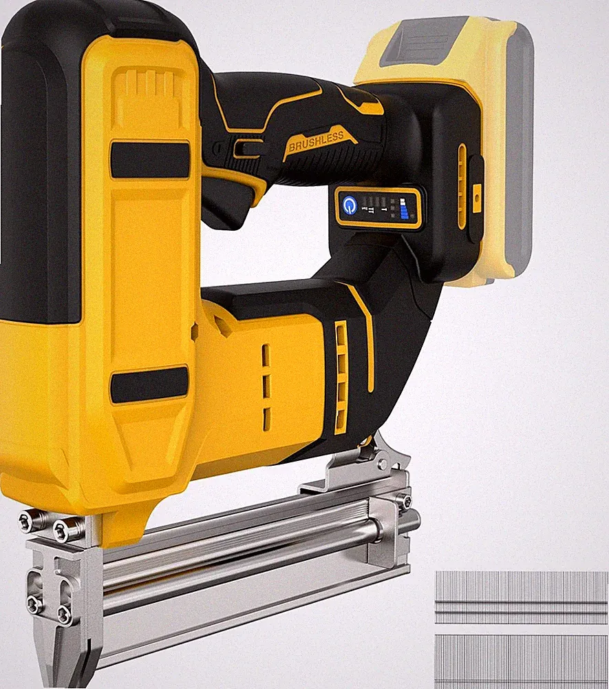 18 Gauge Cordless Brad Nailer & Staple Gun for Dewalt 20V MAX Battery, 2-In-1 Ba