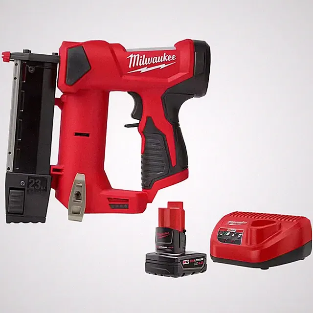 M12 12-Volt 23-Gauge Lithium-Ion Cordless Pin Nailer with Compact Battery Pack 2
