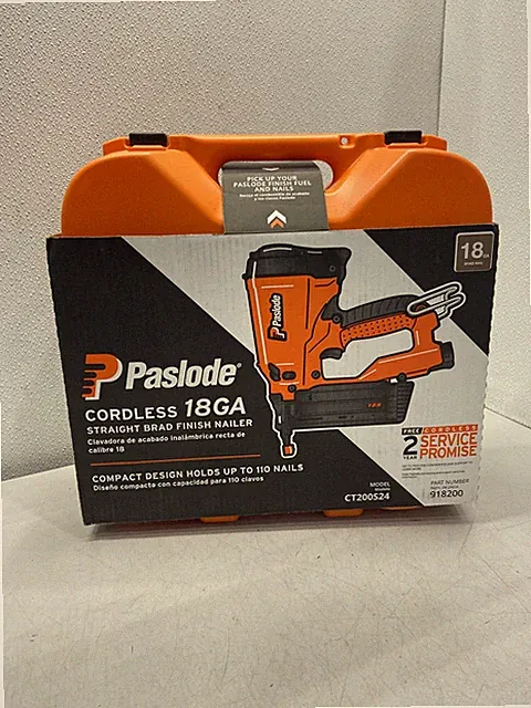 Paslode Cordless 18 Gauge Straight Brad Nailer 5/8"-2"-CT200S24