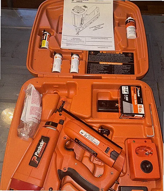 Paslode IM250A 16 Gauge Angled Finish Nailer 3 Fuel Cells Valves New Box Nails