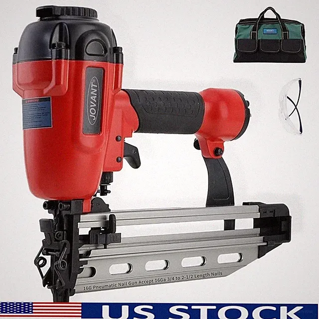 Pneumatic Finish Nailer Tool 16G 3/4 to 2 1/2 Inch Air Compressor Required New